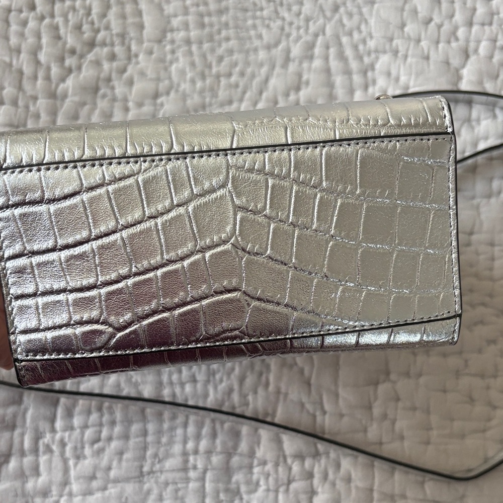 Rebecca Minkoff Metallic Silver Mini Bag - Picture 3 of 9